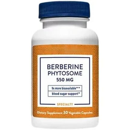 Berberine Phytosome – Blood Sugar Support – 9x More Bioavailable - 550 MG (30 Capsules)