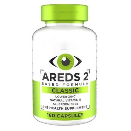 AREDS 2 Capsules, Natural Vitamin E (180 Capsules)