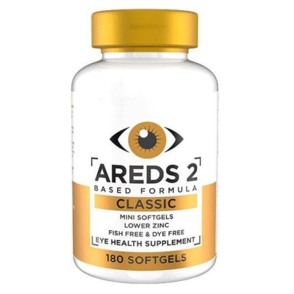 AREDS 2 Classic Macular Health Formula, Lower Zinc (180 Softgels)